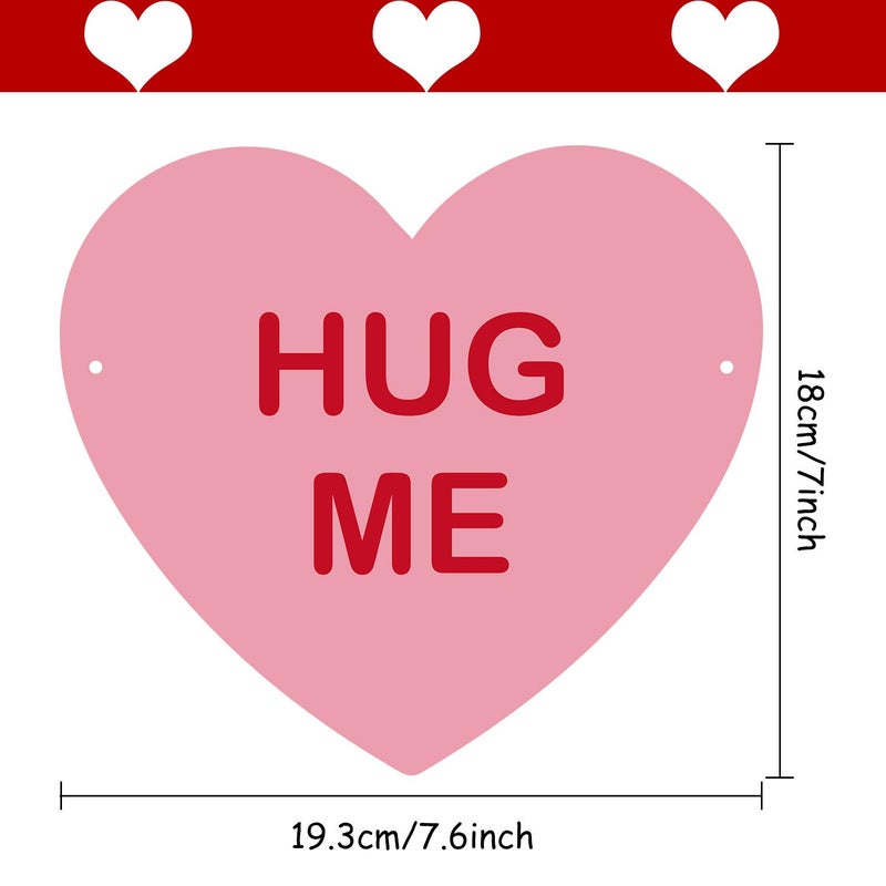 TUPARKA Valentine Conversation Candy Hearts Banner Valentine Candy Hearts Sayings Garland for Valentines Decoration Party Supplies - Image 2